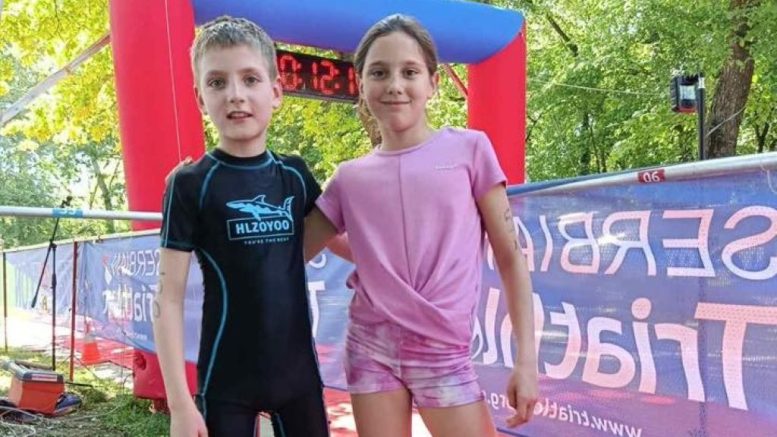 Uspešan nastup somborskih pionira na Beogradskom duatlonu