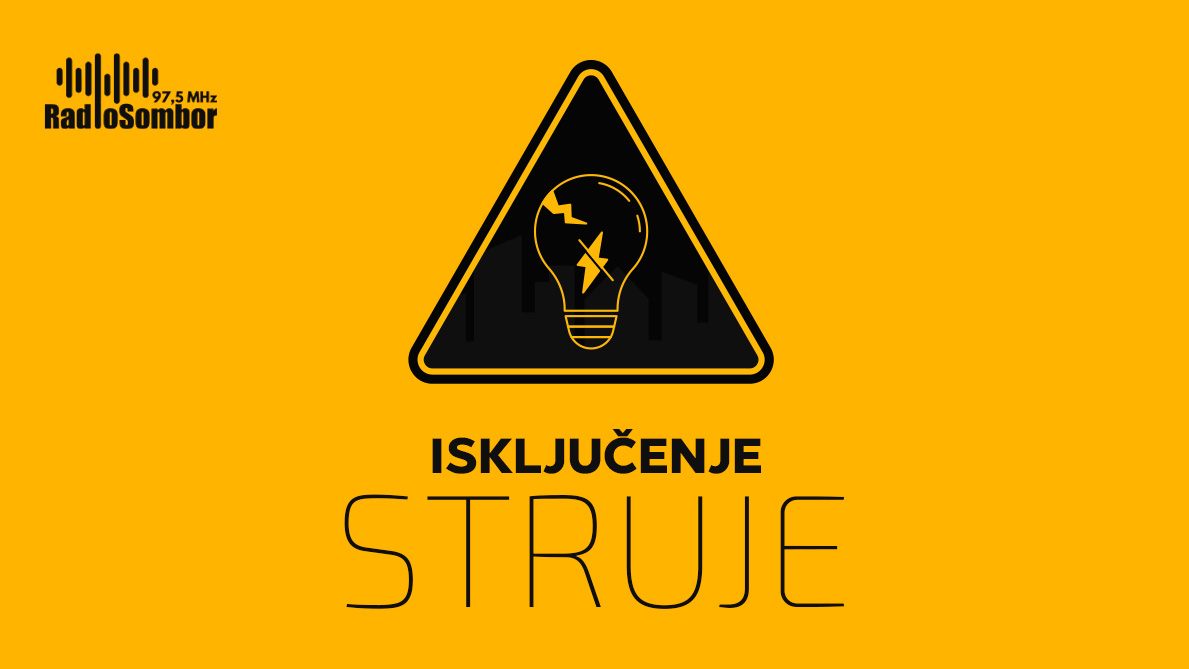 Delovi Sombora i Bezdana bez struje 28. aprila