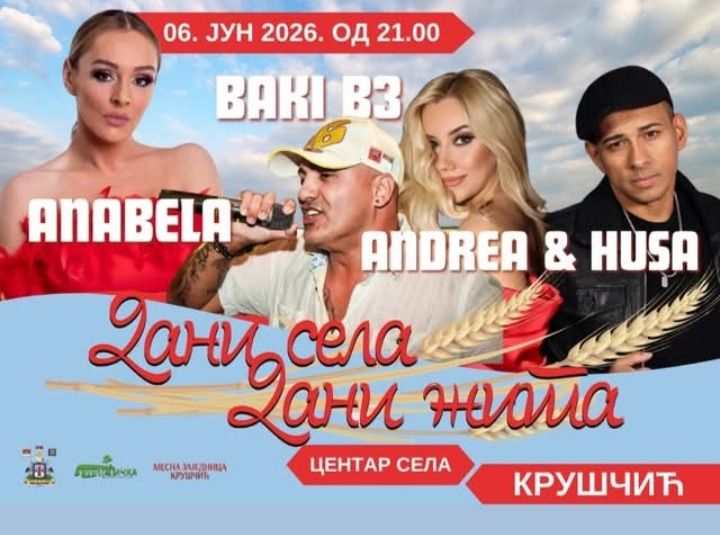 Andrea i Husa, Anabela i Baki B3 nastupaju u Kruščiću