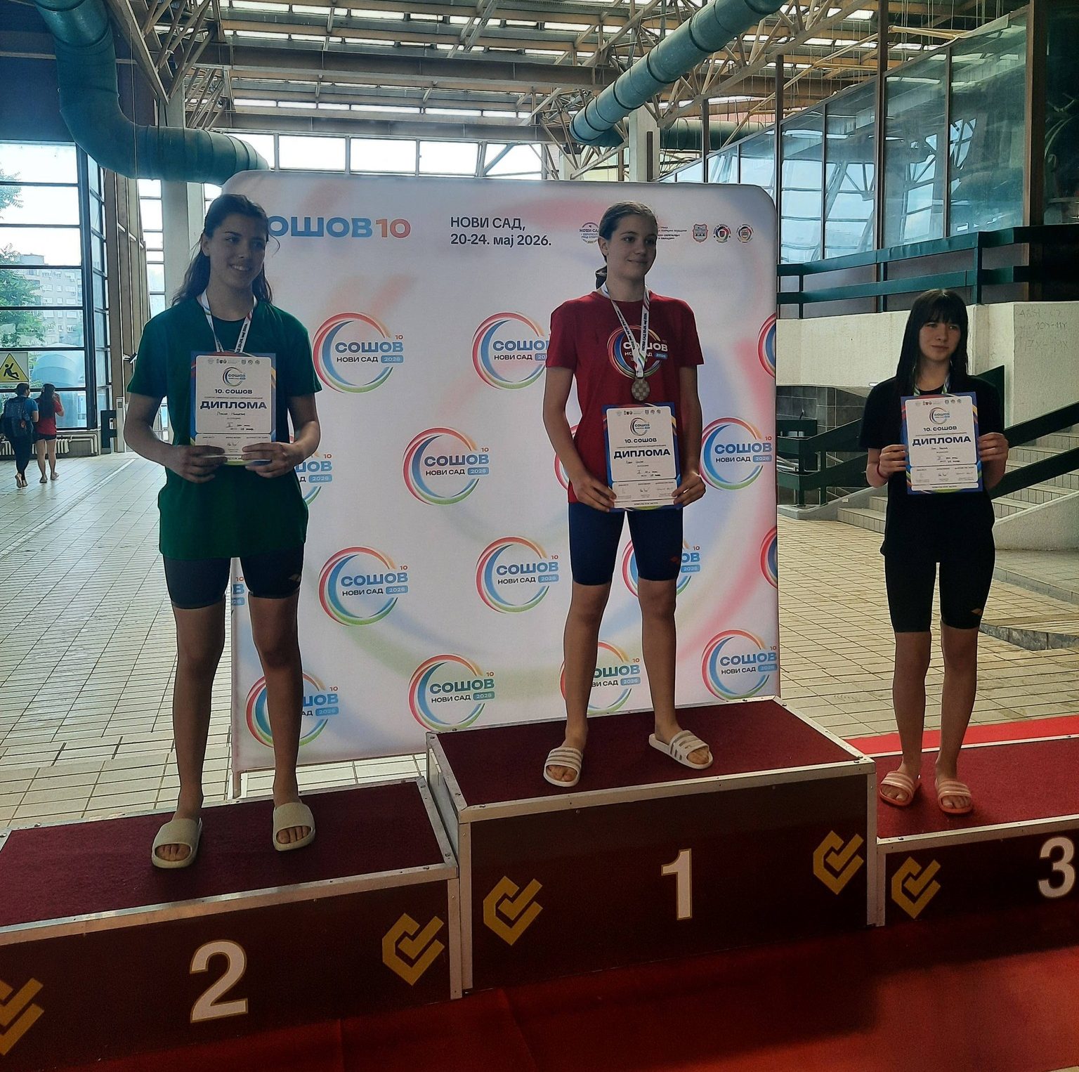 Uspešan nastup plivača „Poleta“ na Školskoj olimpijadi Vojvodine