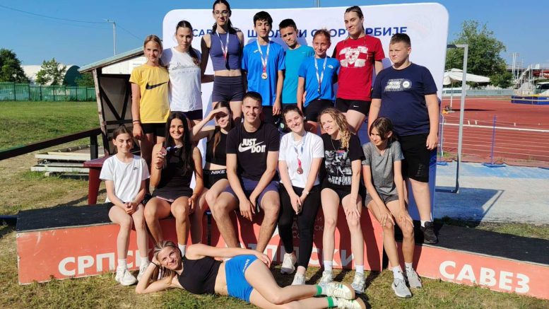 Sedam medalja za somborske učenike na republičkom prvenstvu u atletici