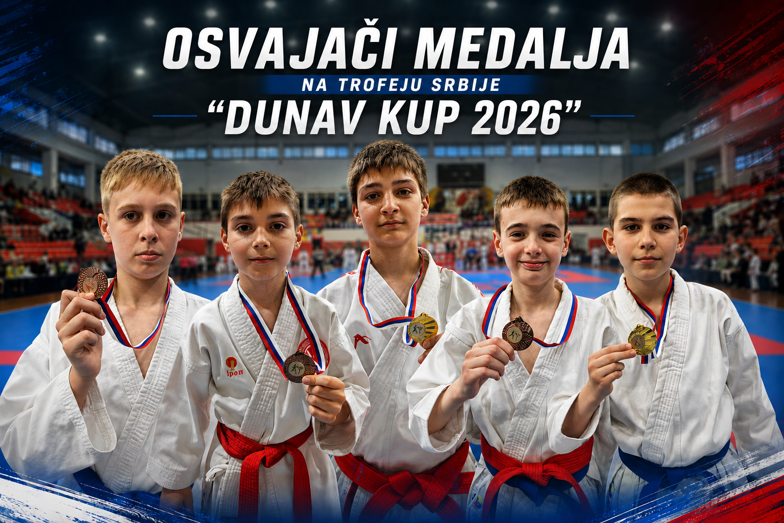 Karatisti KK „Dušan Staničkov” uspešni na „Dunav kupu 2026”