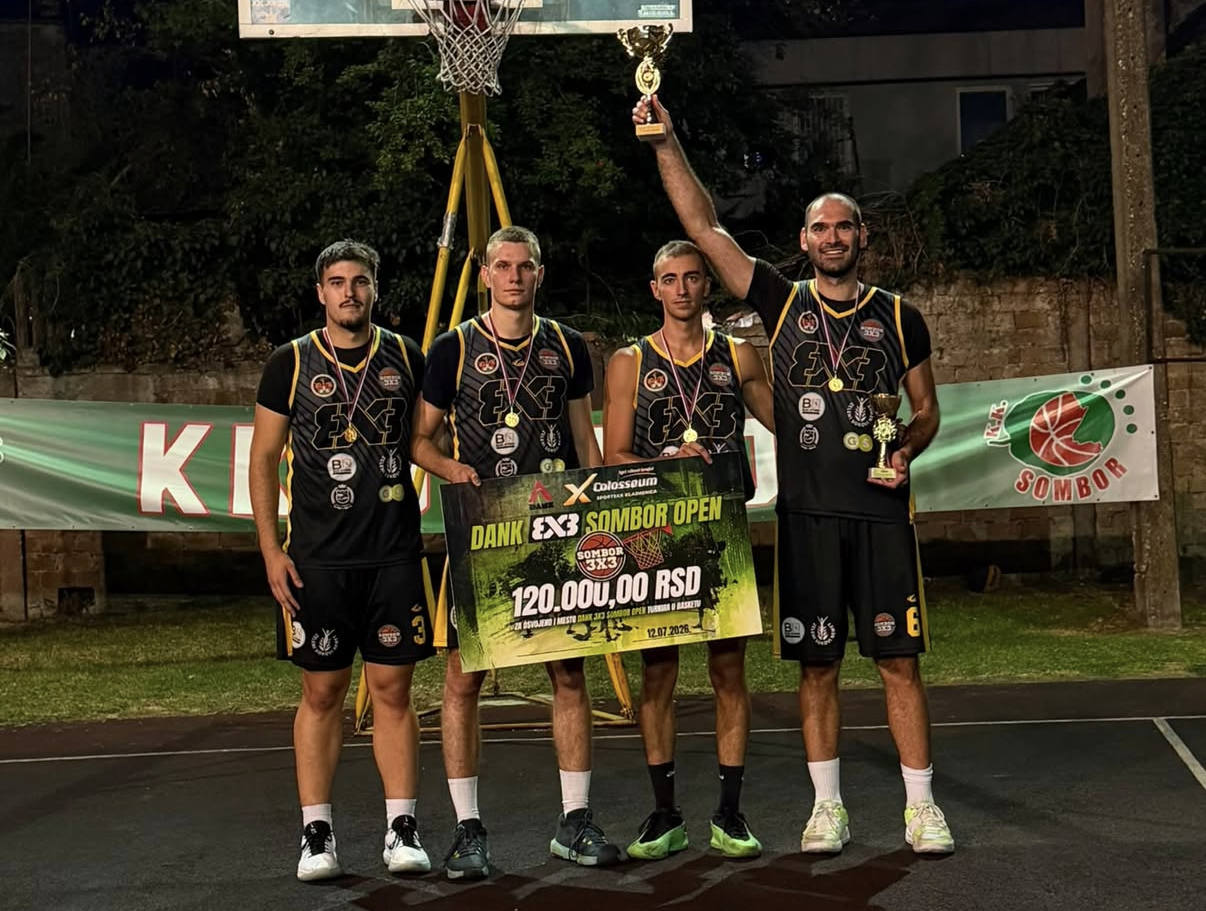 Ekipa „3x3 Sombor“ osvojila „Dank 3x3 Sombor Open“