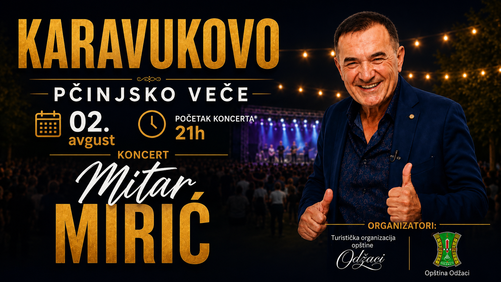 Mitar Mirić 2. avgusta u Karavukovu