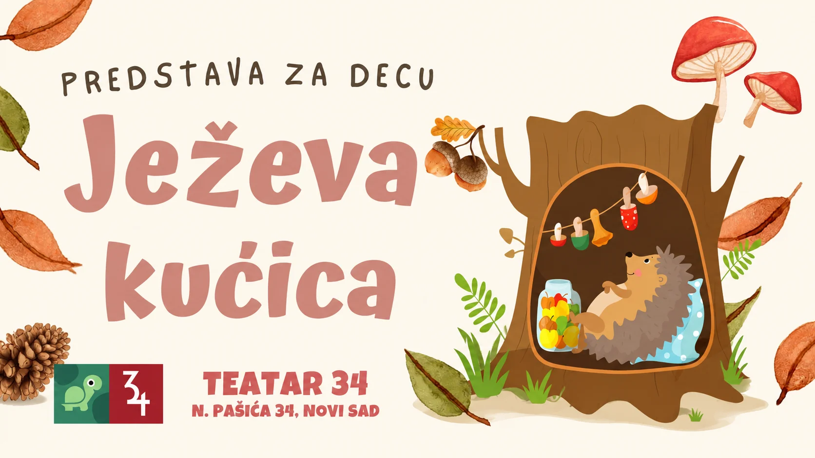 „Ježeva kućica“ sutra pred najmlađom publikom u Liparu