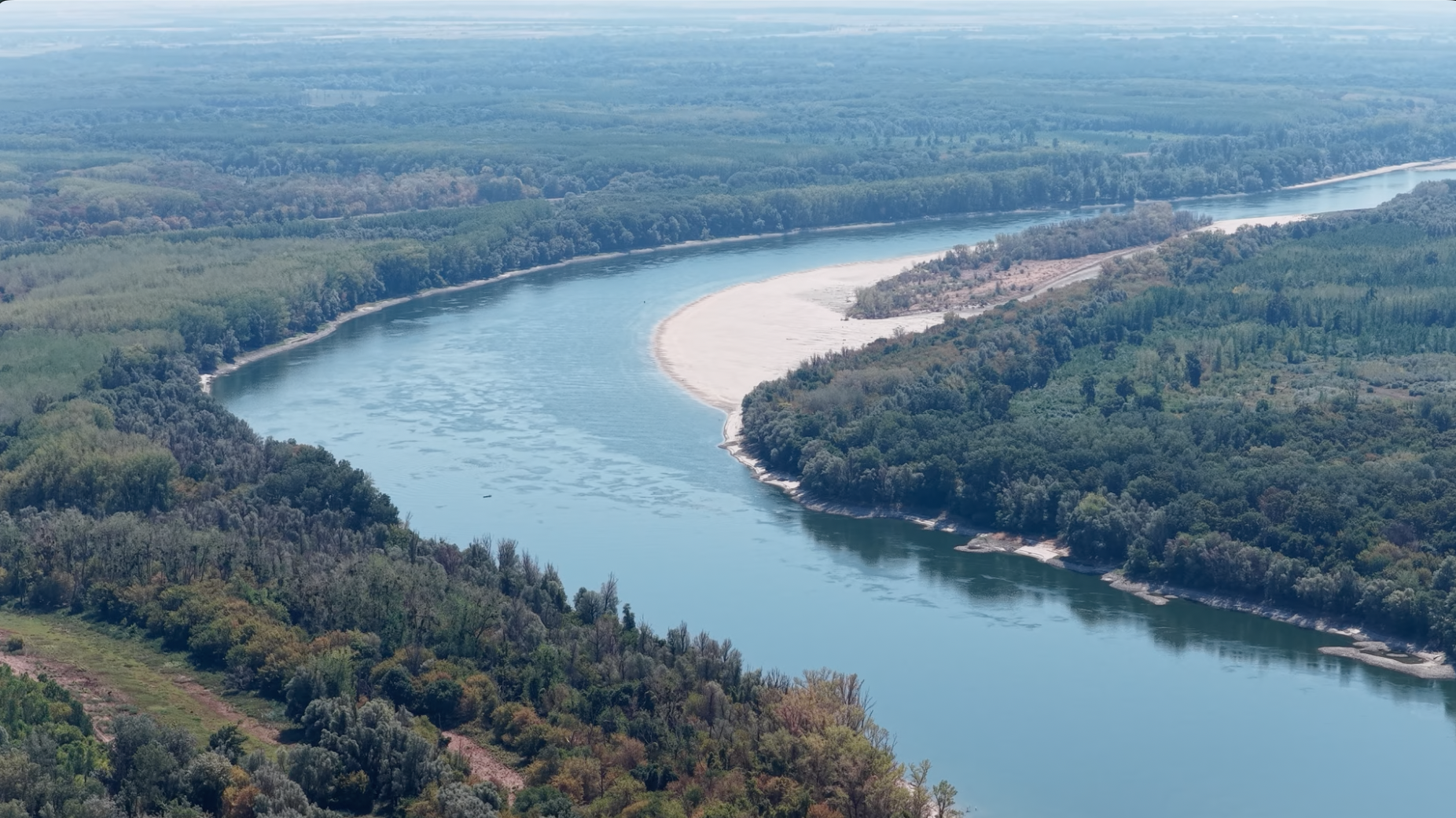 Vodostaj Dunava kod Bezdana na -163 centimetra