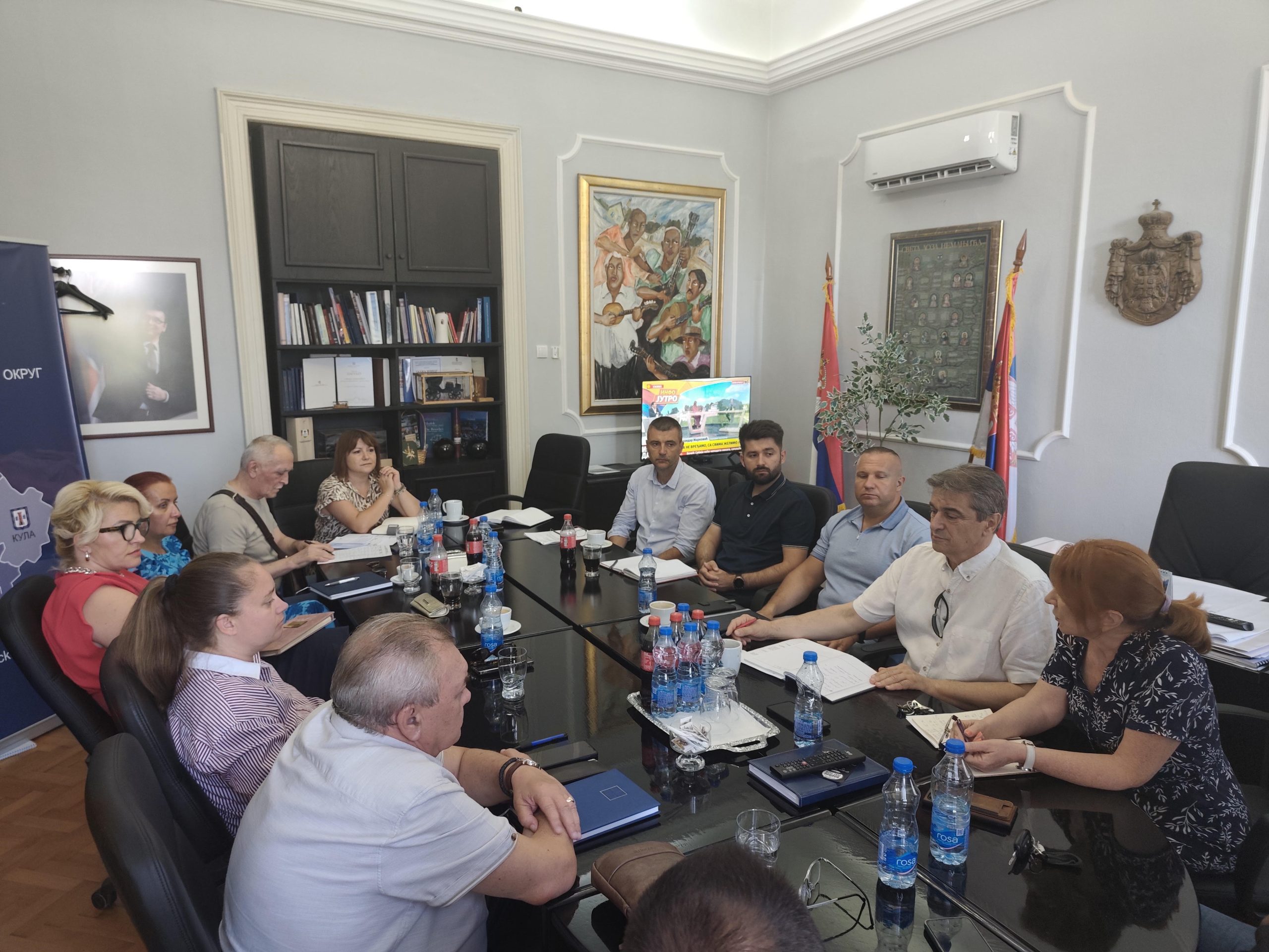 Vanredna sednica Štaba u Somboru: Fokus na požare, sušu i nizak vodostaj Dunava